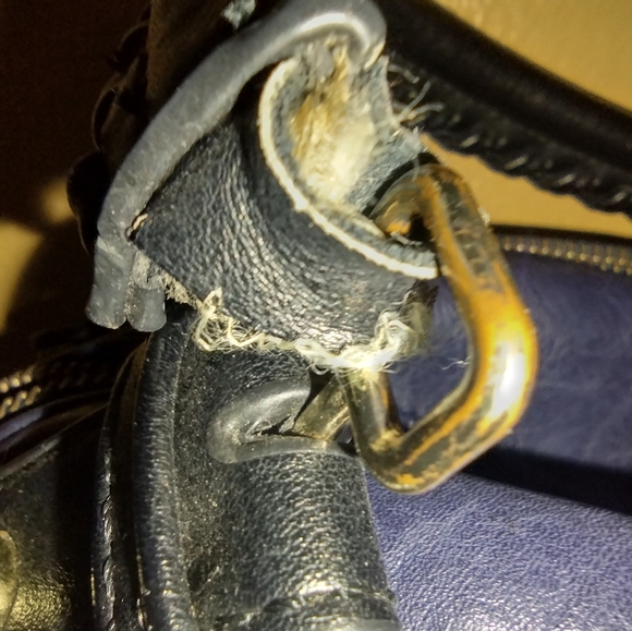 COACH Blue Leather Bag - Picture 14 of 15